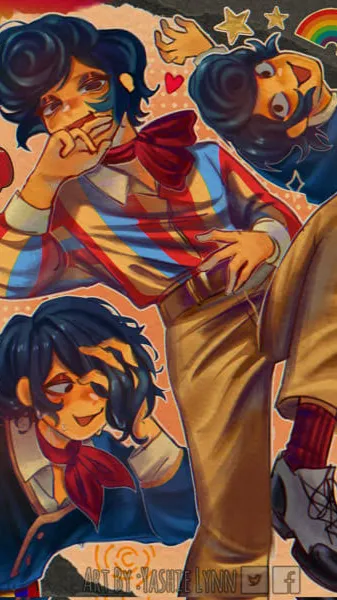 ai character: ᰔ𝚠𝚊𝚕𝚕𝚢ᰔ background