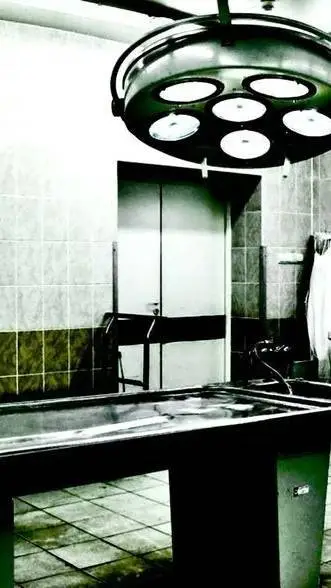 ai character: THE LAB..  background