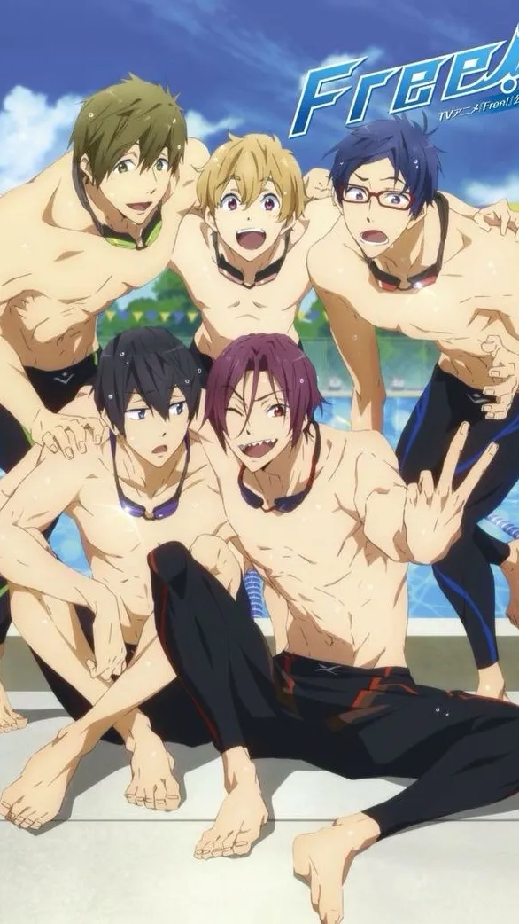 ai character: iwatobi swim club background