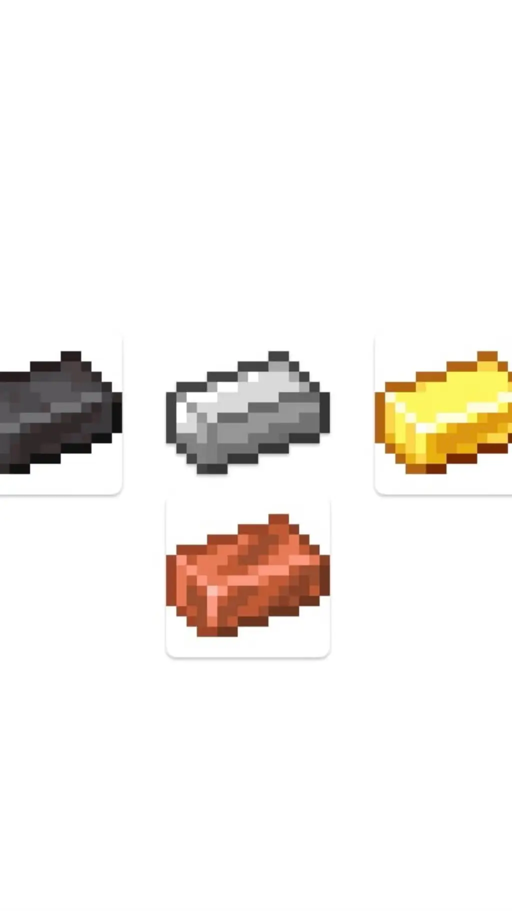 ai character: Minecraft Ores background