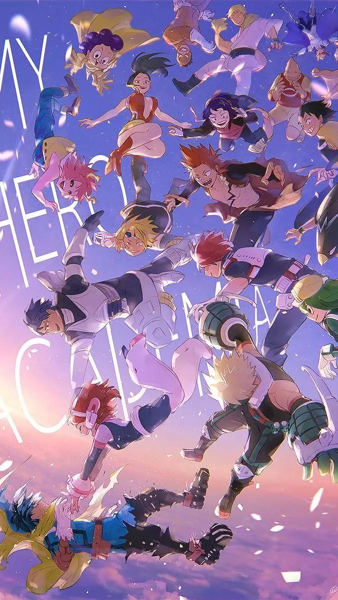 ai character: MHA Beginning Arc background
