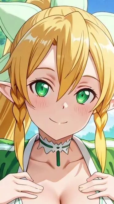 ai character: Leafa background