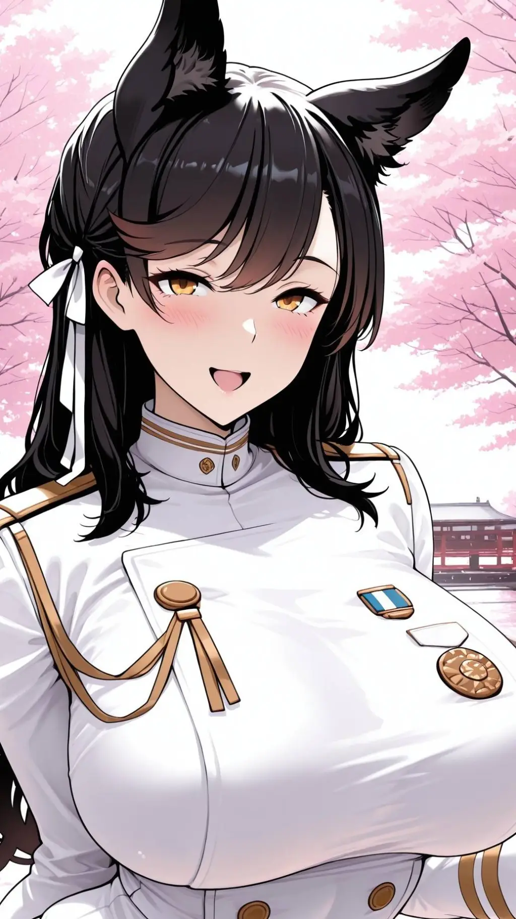 ai character: Atago background