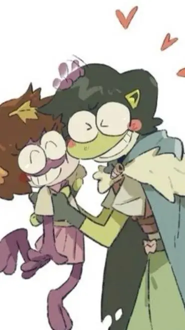 ai character: Amphibia swap background