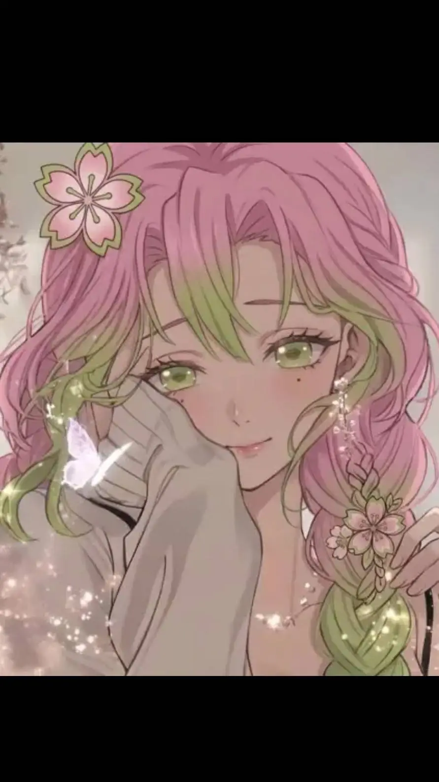 ai character: Mitsuri  background