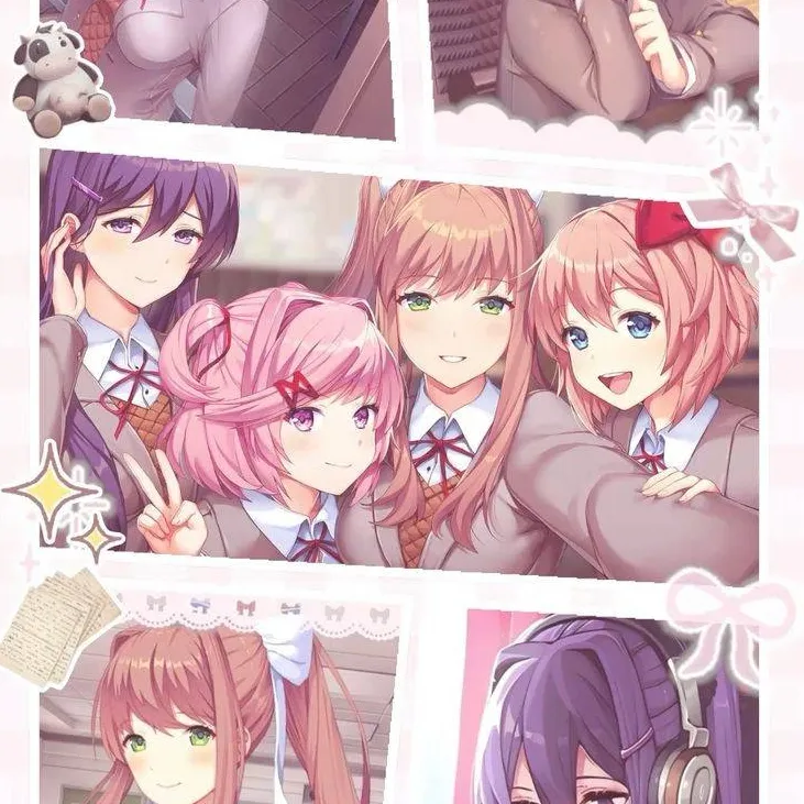 chat with ai character: DDLC (or ddlc+) 