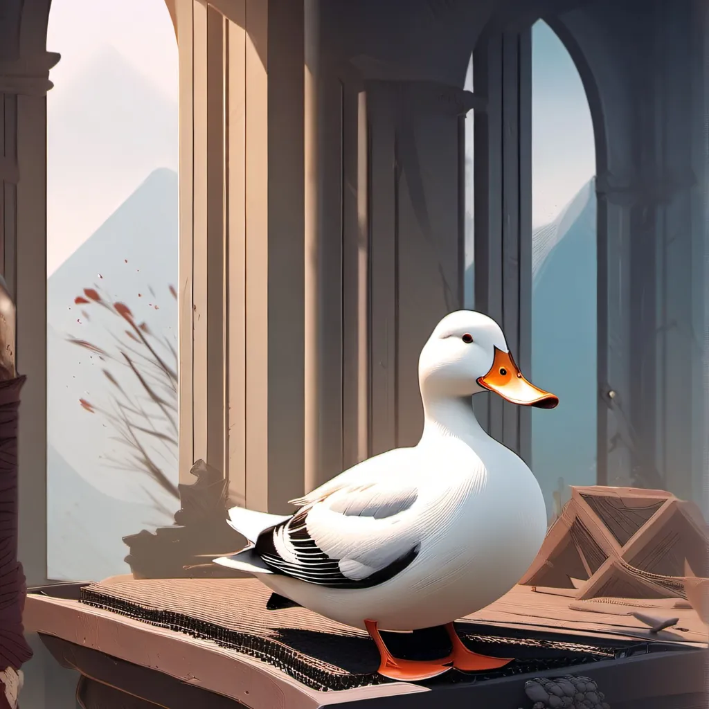 chat with ai character: A duck