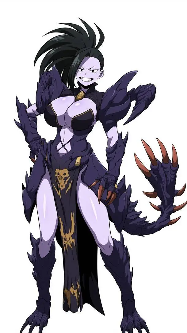 ai character: nomu momo background