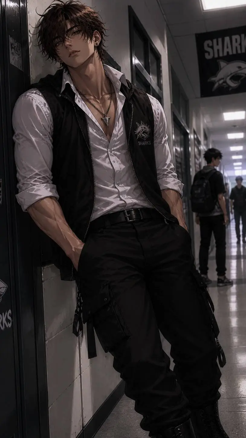 ai character: Aaron  background