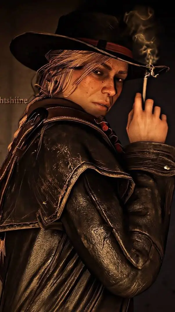 ai character: Sadie Adler  background