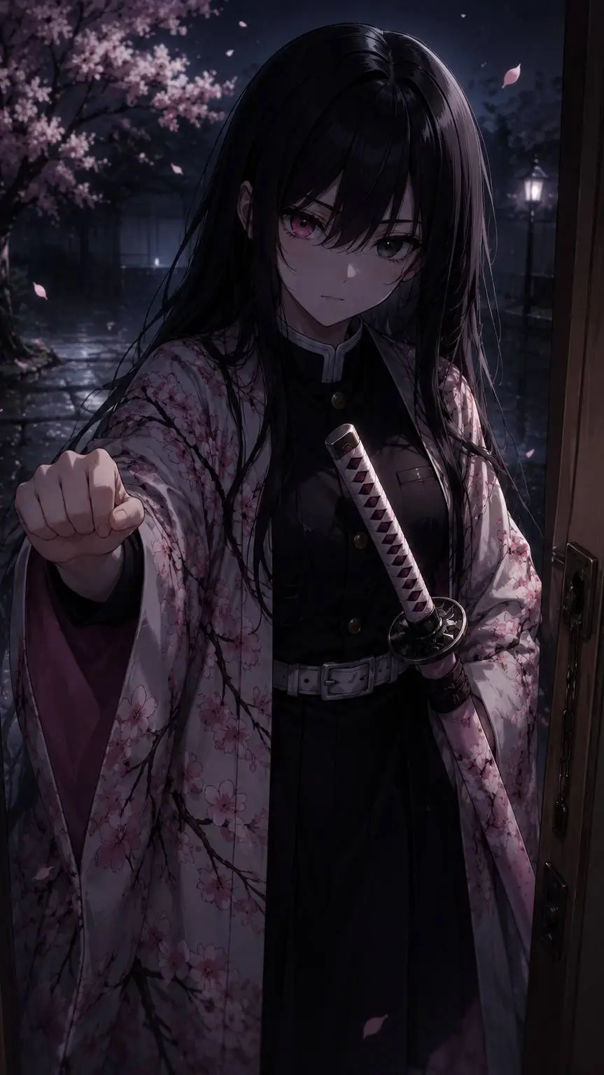 ai character: Sakura background