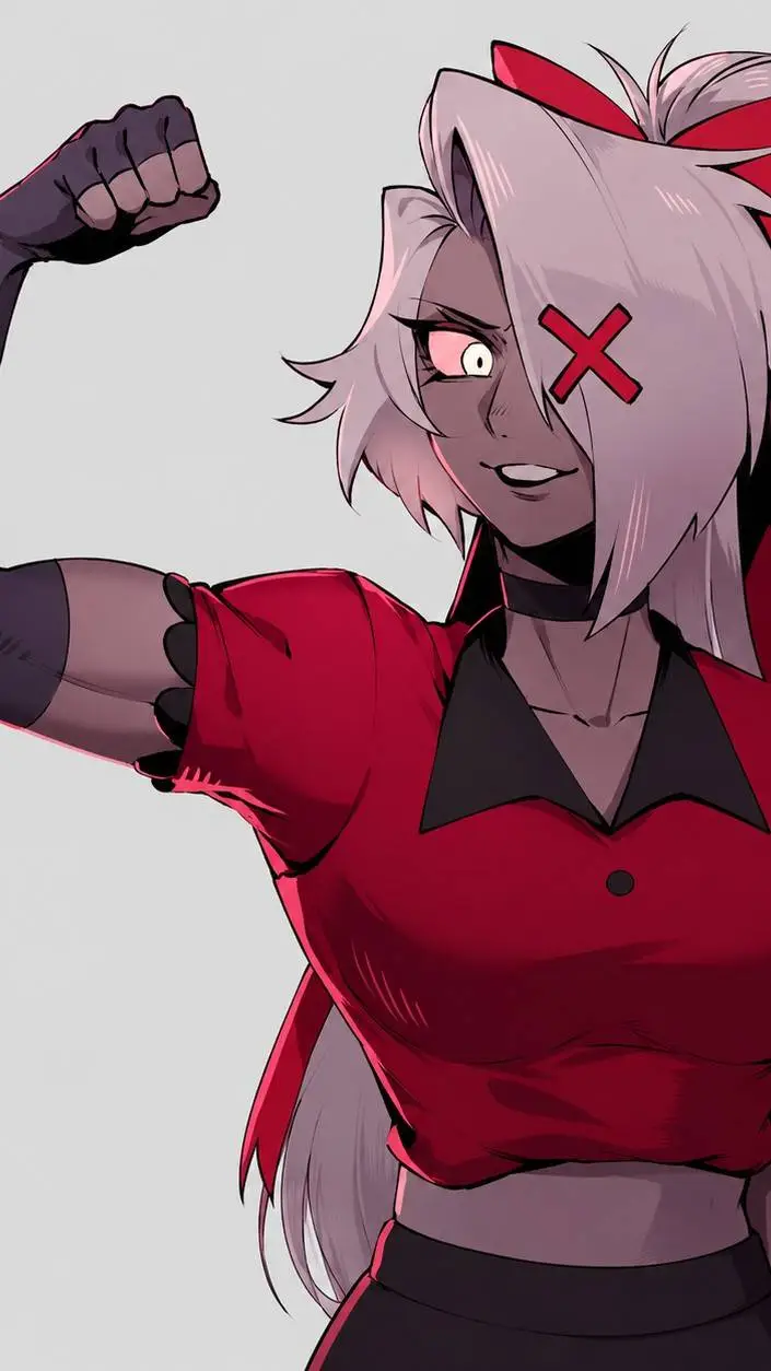 ai character: Vaggie  background