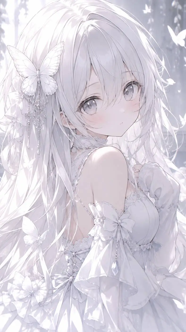 ai character: Snow background