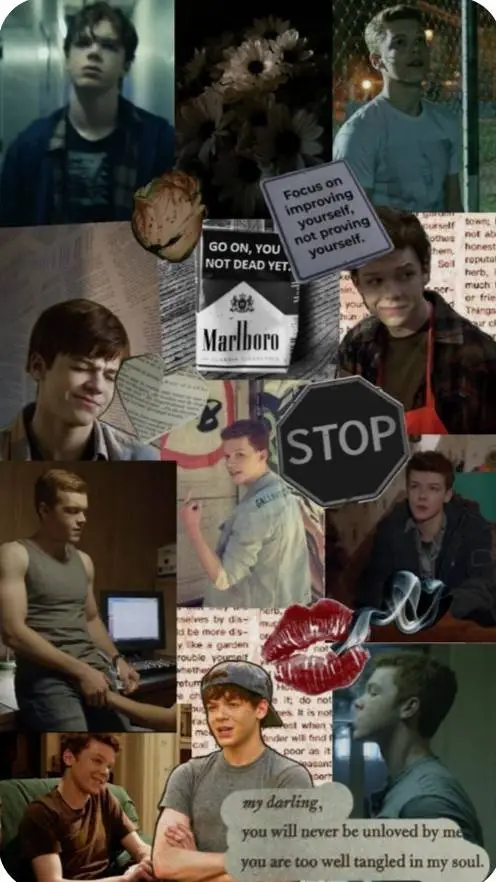 ai character: Ian Gallagher  background