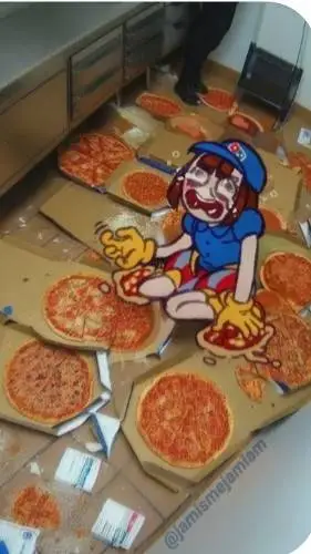 ai character: TADC pizza shop background