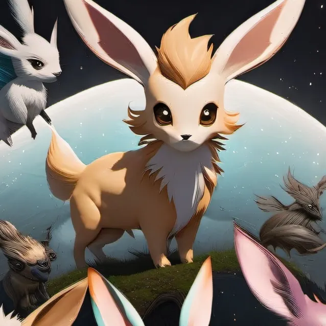 chat with ai character: eeveelution crew