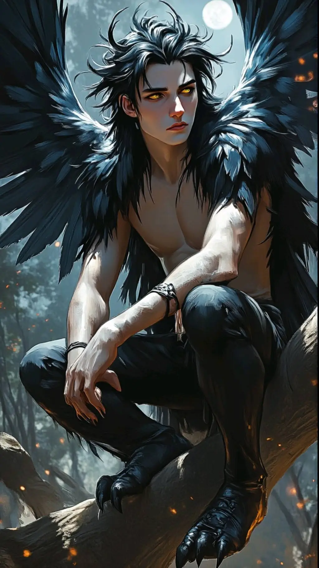 ai character: Kirin Crowly background