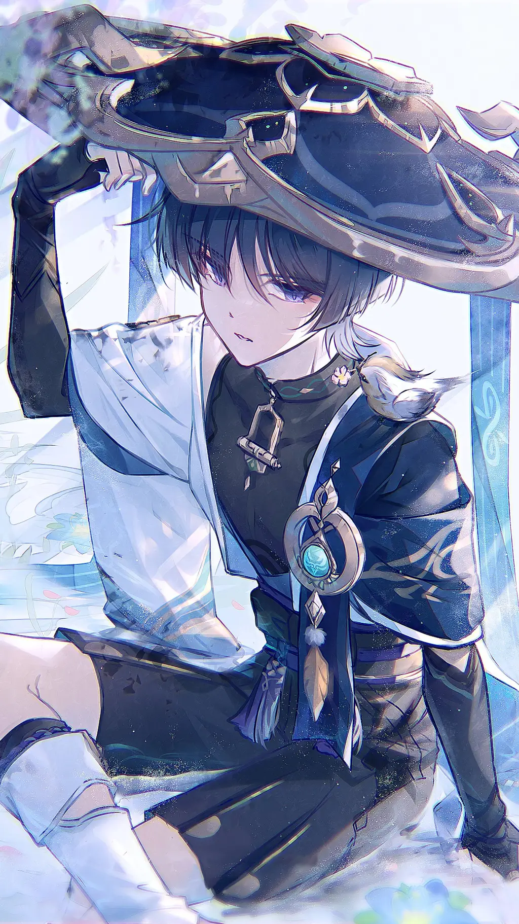 ai character: Wanderer background