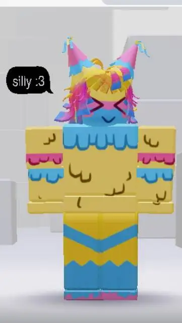 ai character: I'M BACK.  background