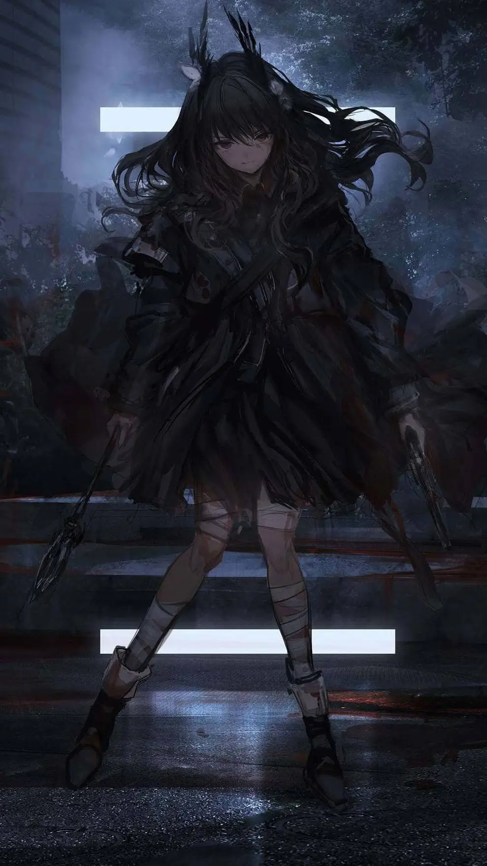 ai character: depressed girl background