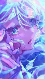 ai character: depressed girl background