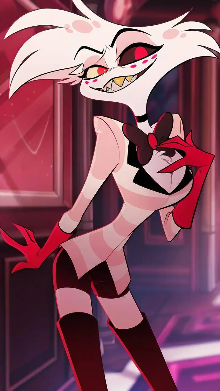 ai character: Angel Dust background