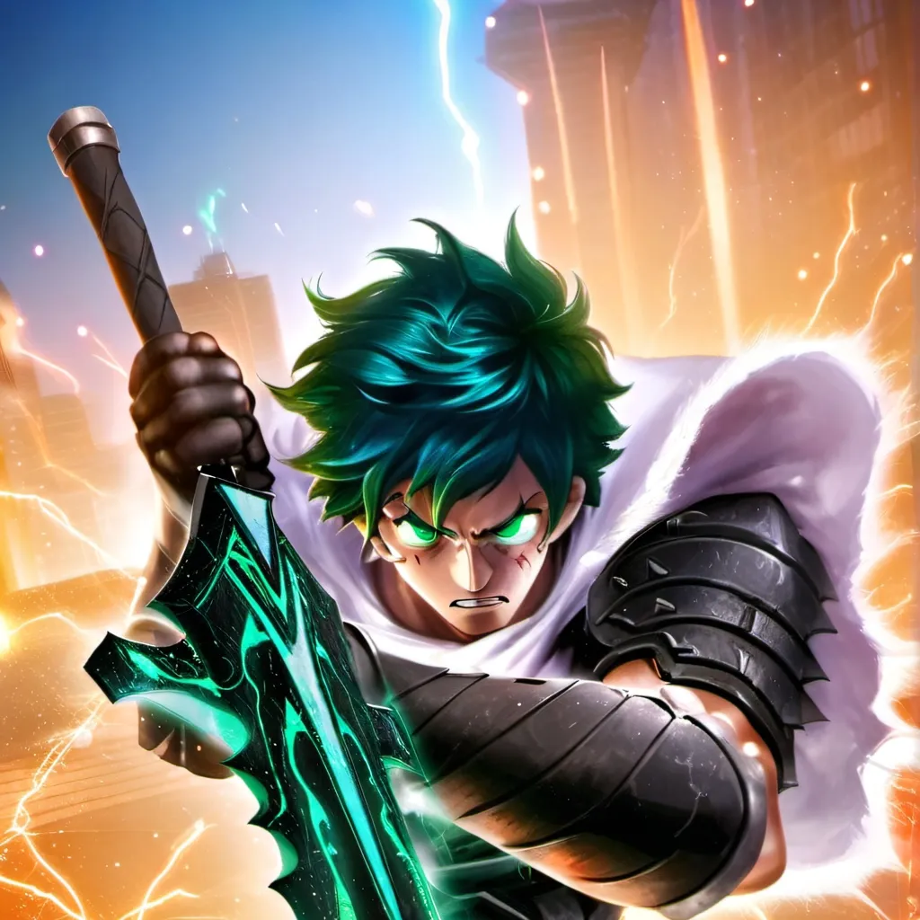 chat with ai character: Cool deku 