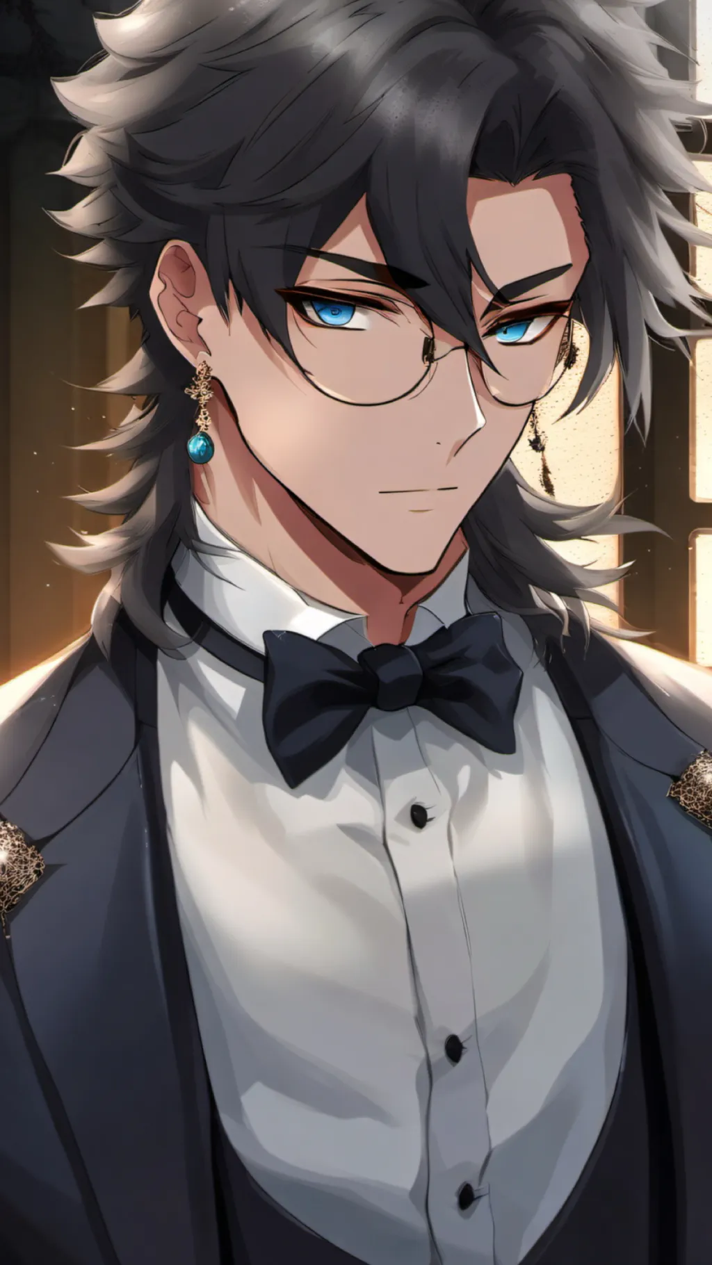 ai character: Kanji background