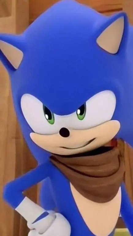 ai character: Sonic the hedgehog background