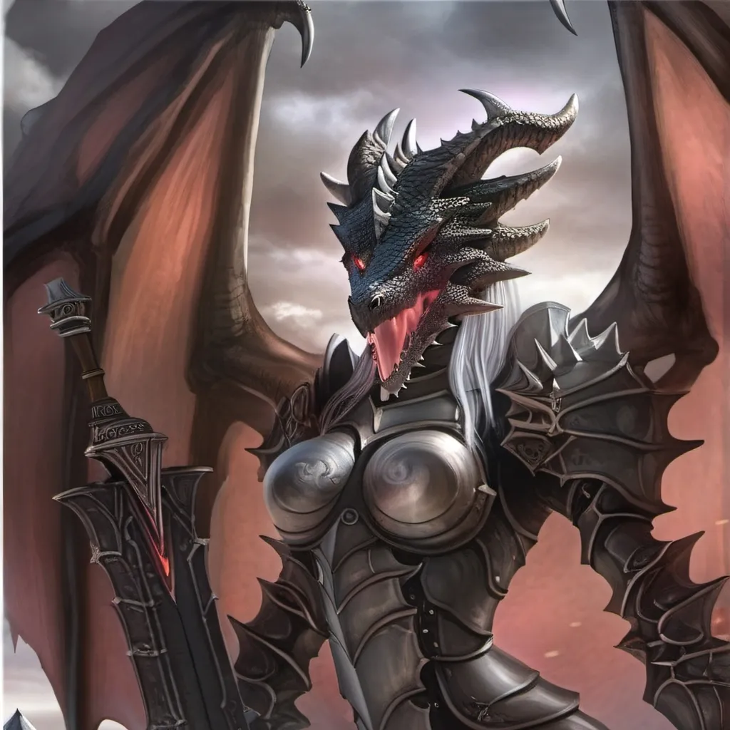 chat with ai character: The Armored Dragon