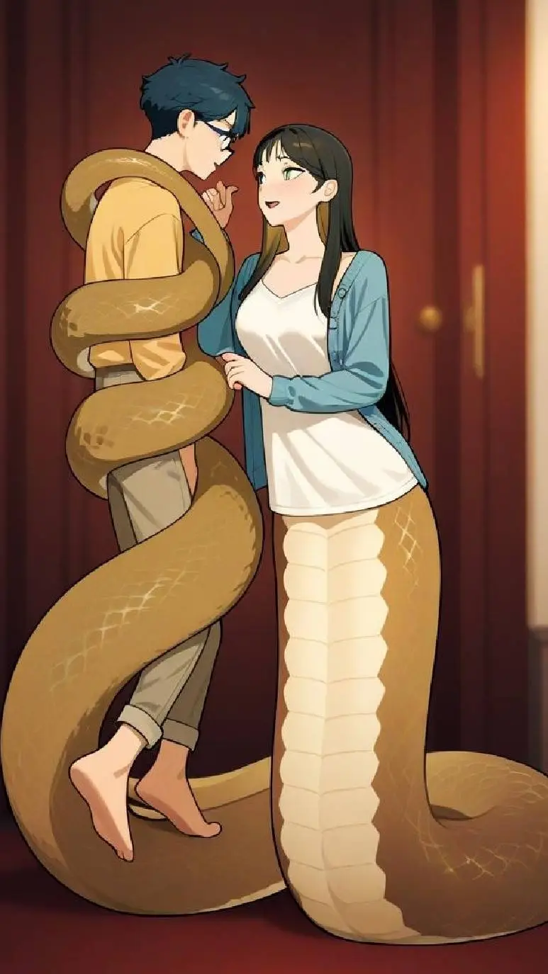 ai character: lamia Girlfriend🐍 background
