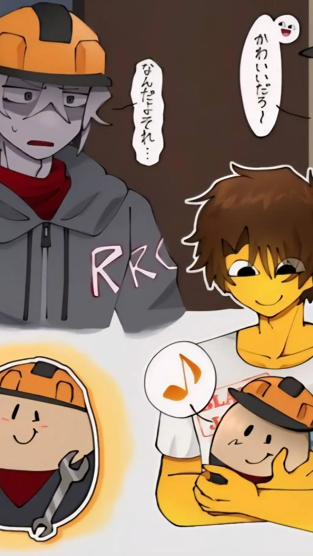 ai character: 🍗🍗Buildersky🔨🔨 background