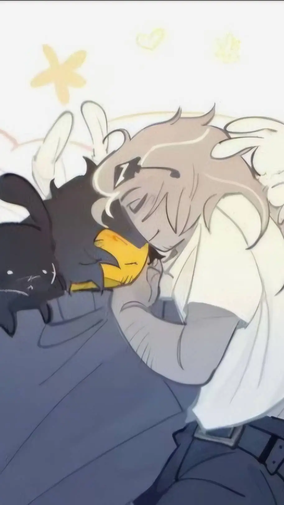 ai character: Doublefedora  background