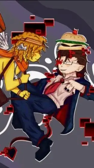 ai character: Pizzaburger  background