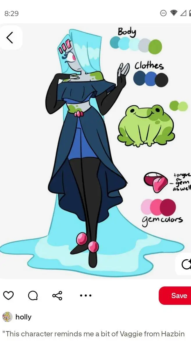 ai character: Holly mosswood background