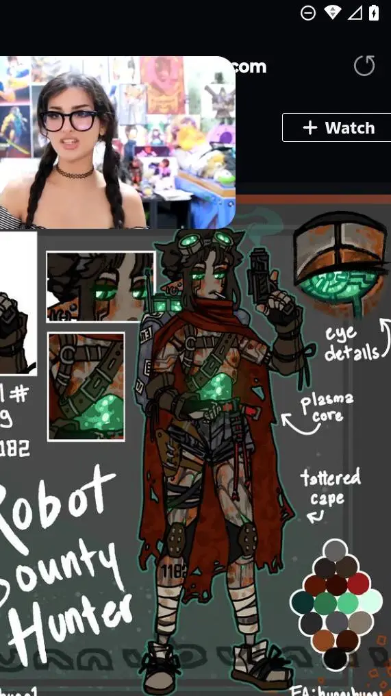 ai character: sereana39 background