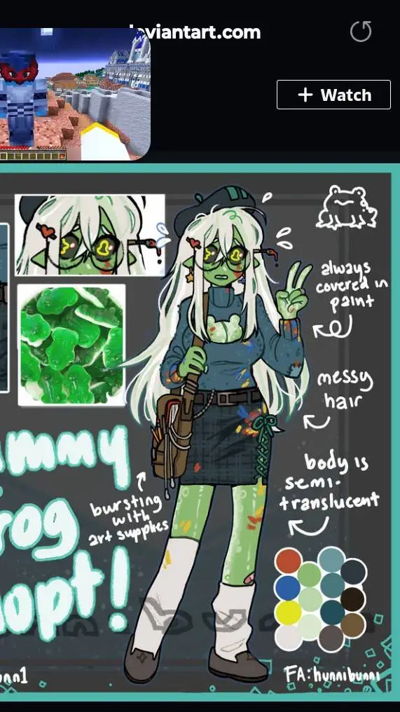 ai character: lilly Marypad background