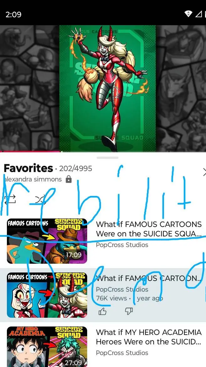 ai character: suicide squad  background