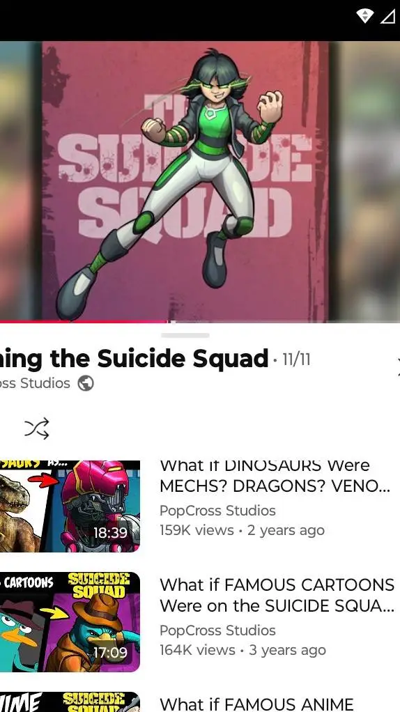 ai character: suicide squad  background