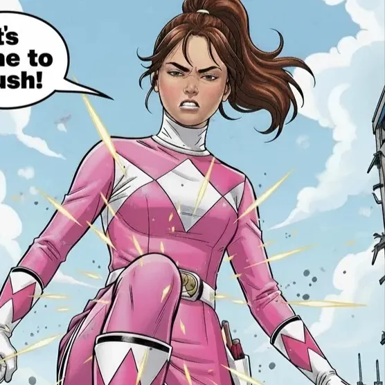 chat with ai character: Giant pink ranger 