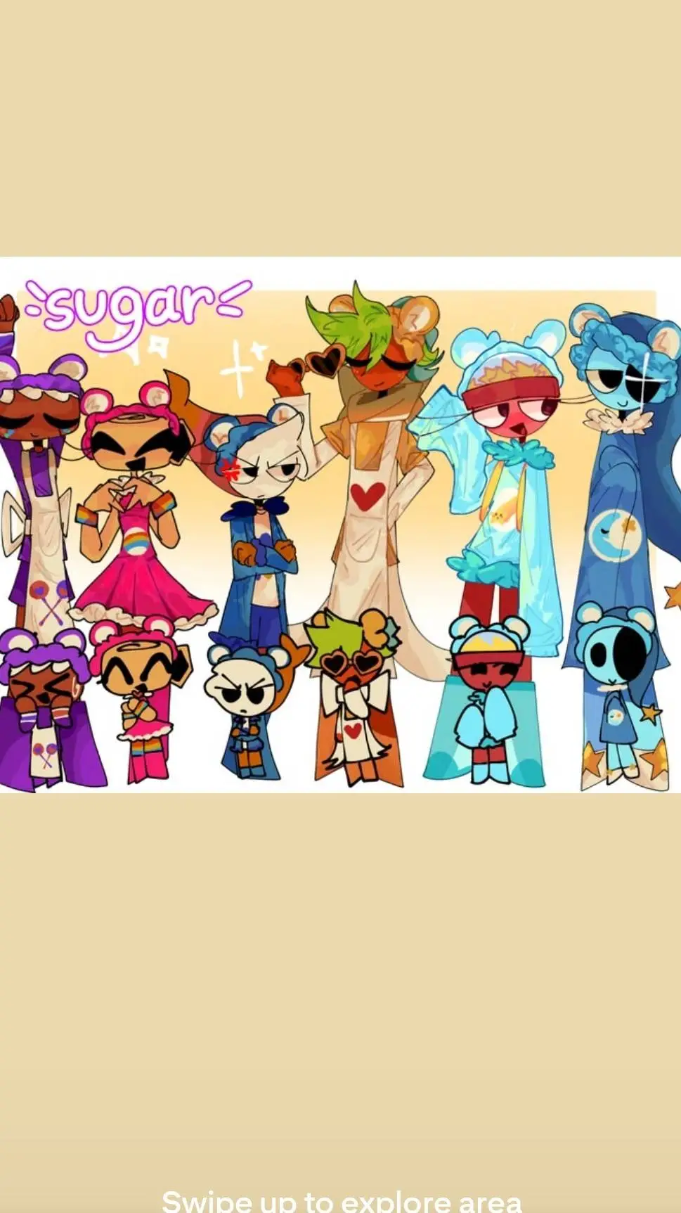 ai character: 🐻dw carebears!🌻 background