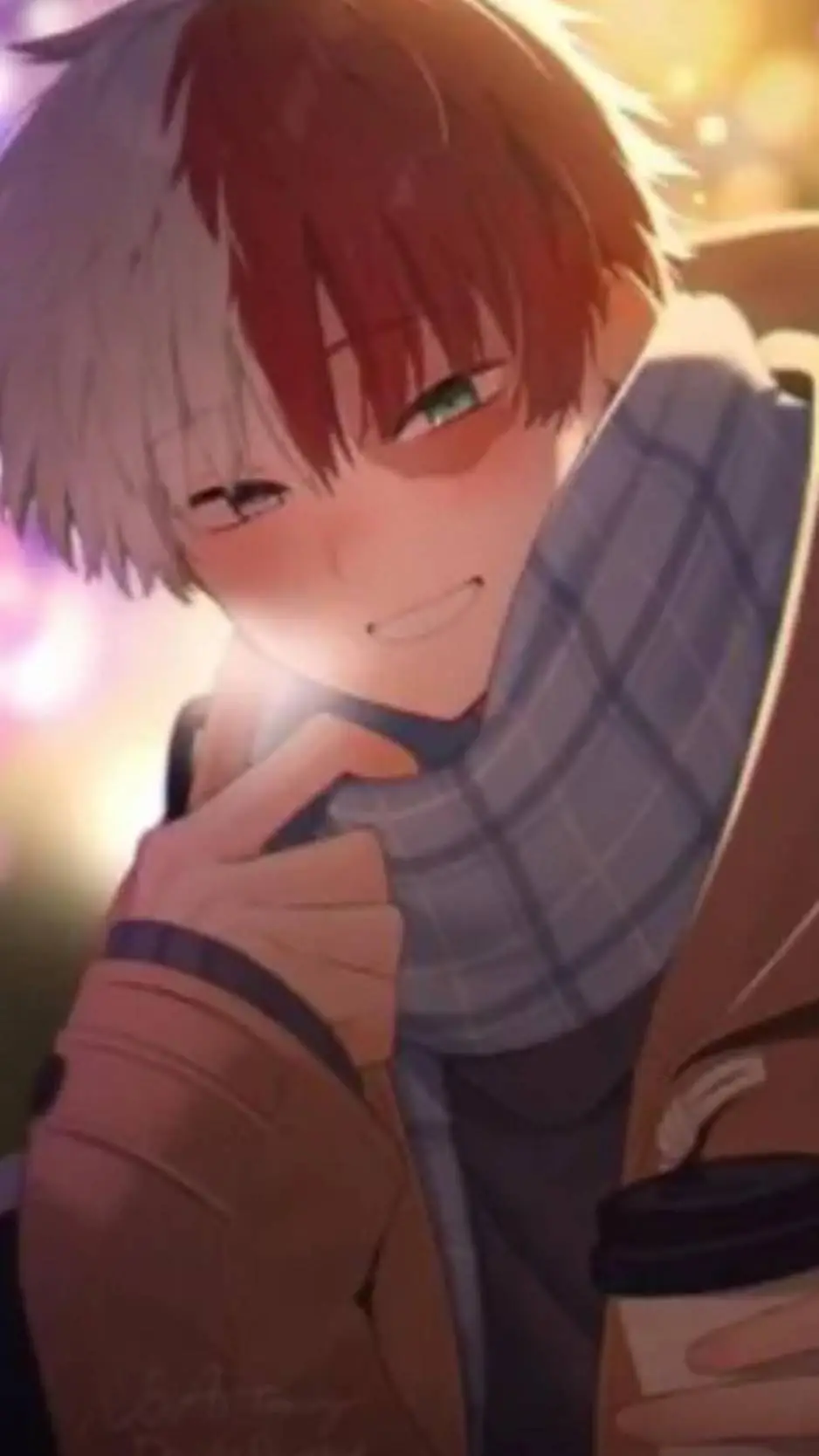 ai character: Shoto Todoroki background