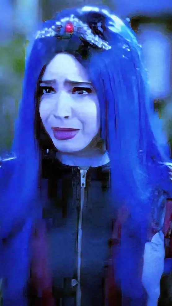 ai character: sad evie background