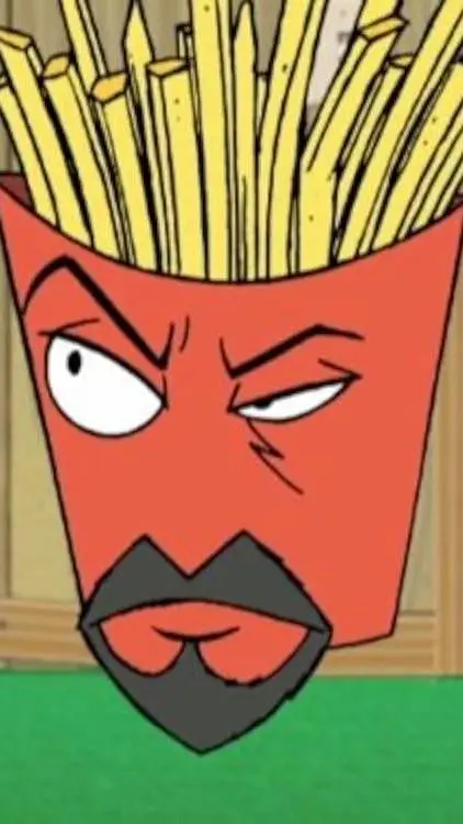 ai character: frylock  background