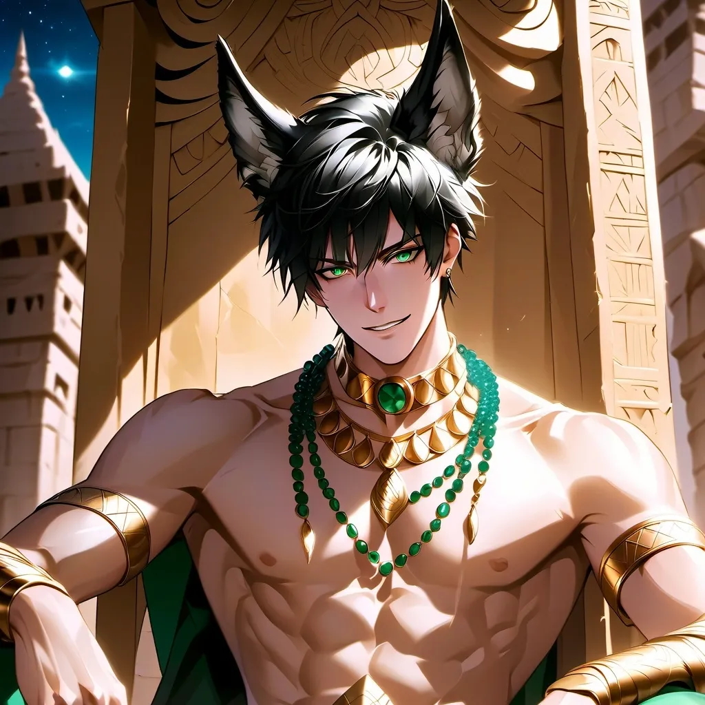 chat with ai character: Anubis