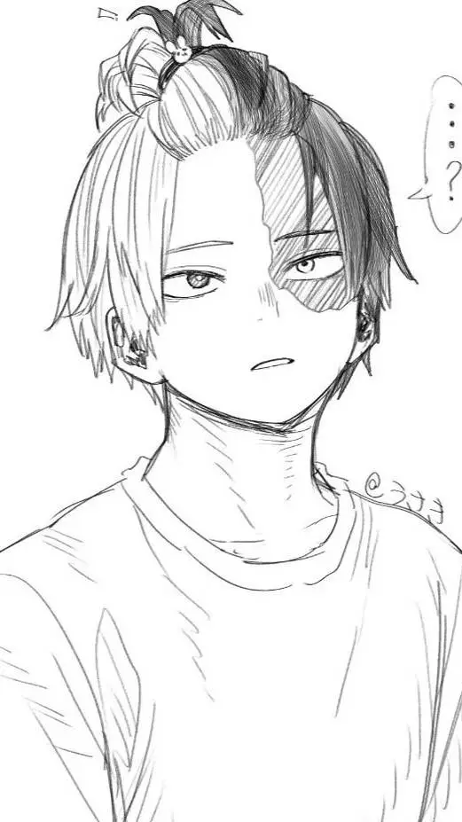 ai character: Shoto Todoroki  background