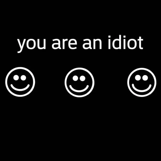 chat with ai character: you are an idiot 