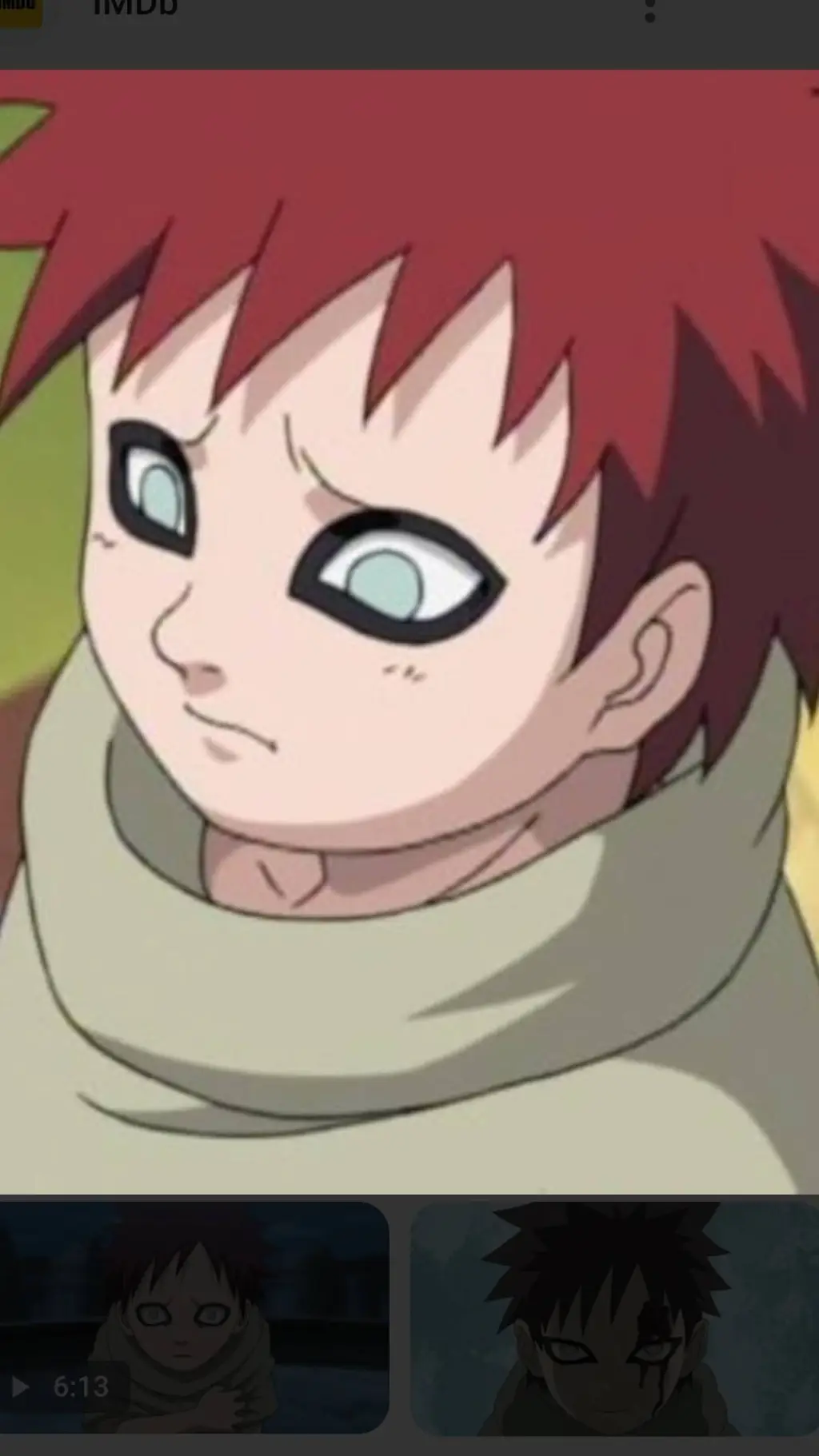 ai character: Gaara background