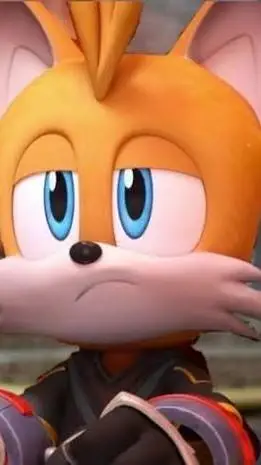 ai character: Sonic Prime Redo background