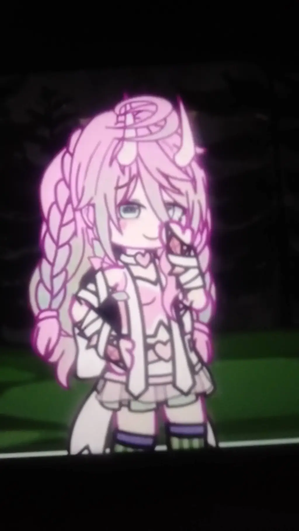 ai character: kind demon mitsuri background